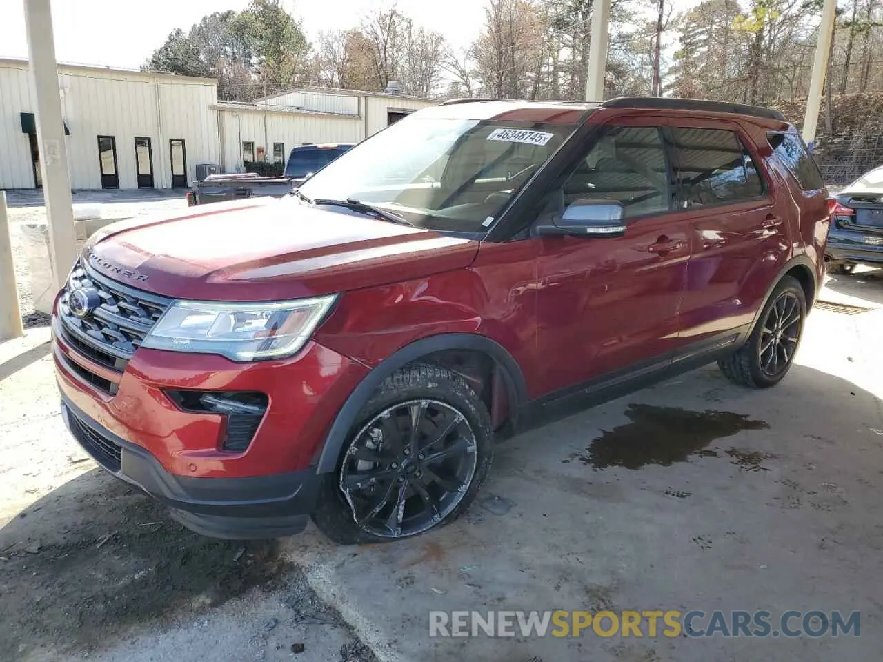 1 Photograph of a damaged car 1FM5K7D87KGA83330 FORD EXPLORER 2019