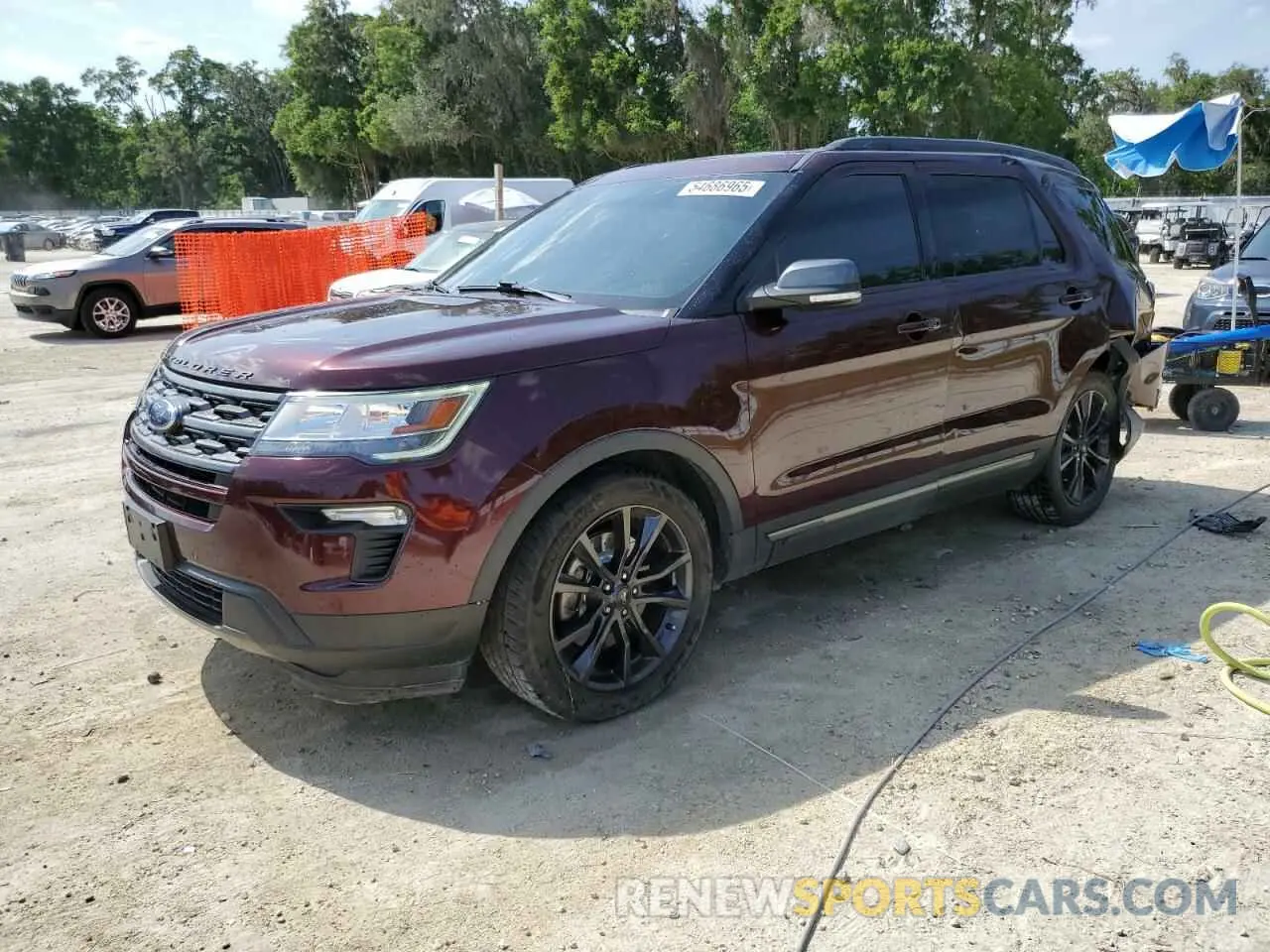 1 Photograph of a damaged car 1FM5K7D88KGA41555 FORD EXPLORER 2019