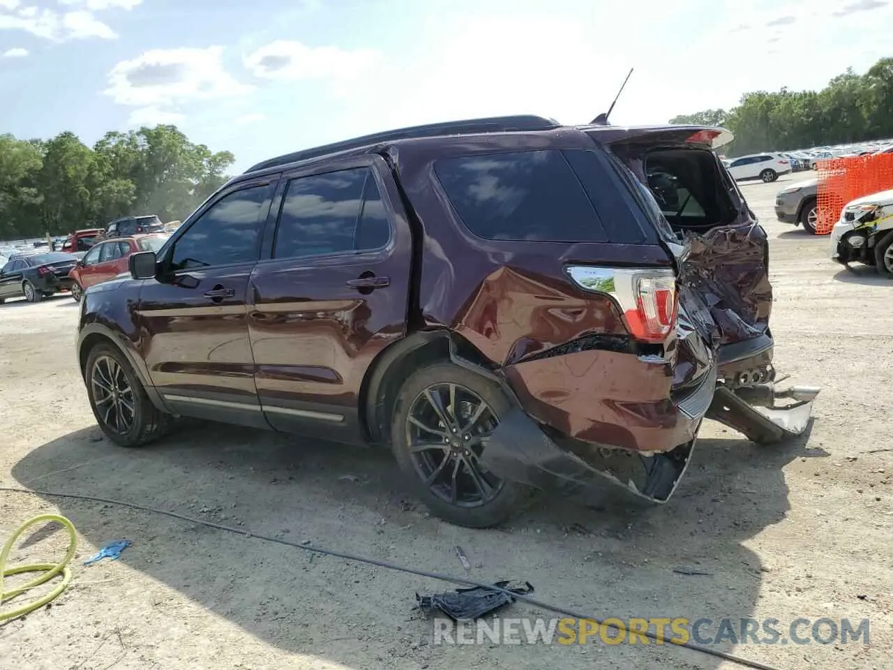 2 Photograph of a damaged car 1FM5K7D88KGA41555 FORD EXPLORER 2019
