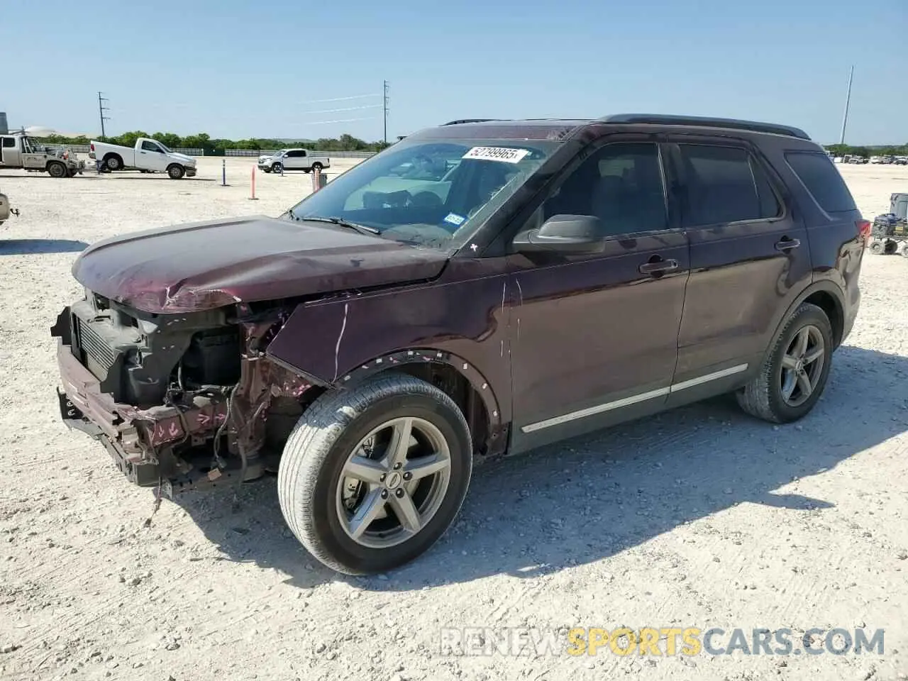 1 Photograph of a damaged car 1FM5K7DH3KGB20955 FORD EXPLORER 2019