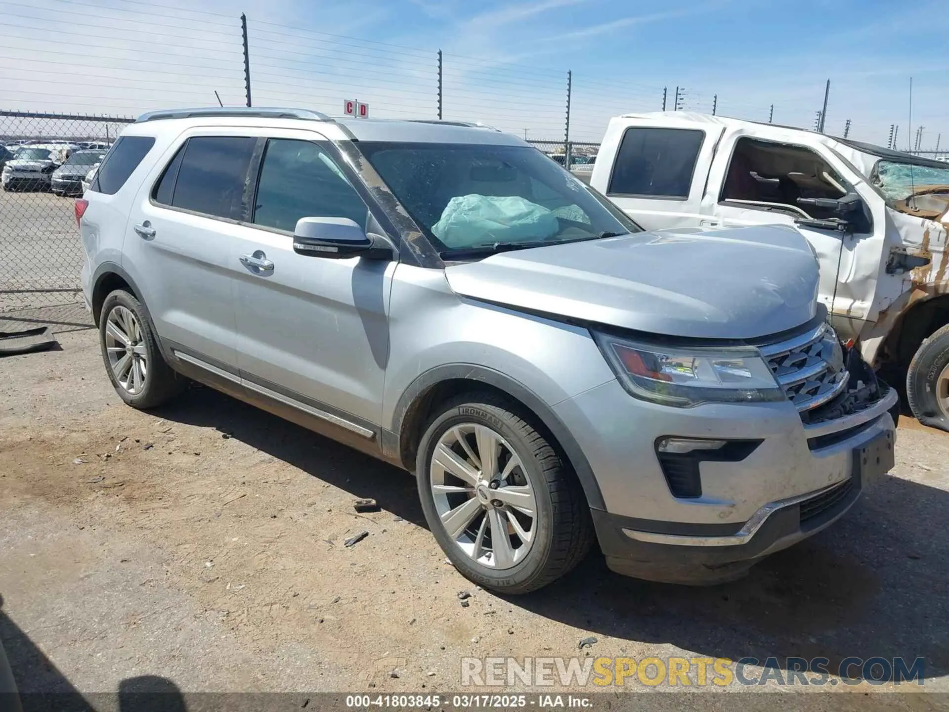 1 Photograph of a damaged car 1FM5K7F81KGB10695 FORD EXPLORER 2019