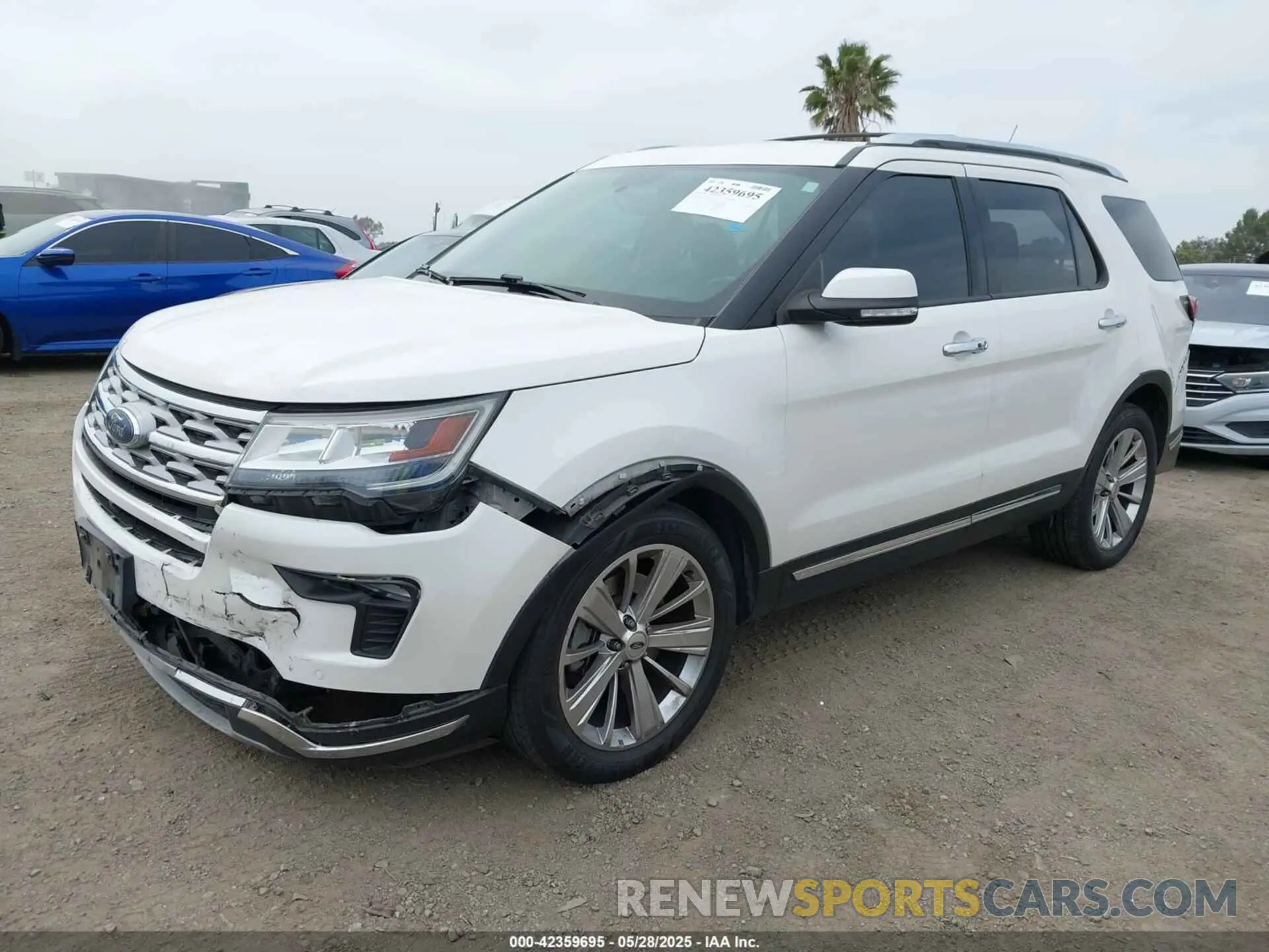 2 Photograph of a damaged car 1FM5K7F81KGB48640 FORD EXPLORER 2019