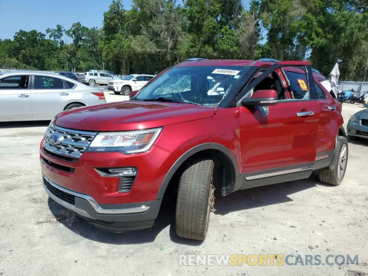 1 Photograph of a damaged car 1FM5K7F82KGA32654 FORD EXPLORER 2019