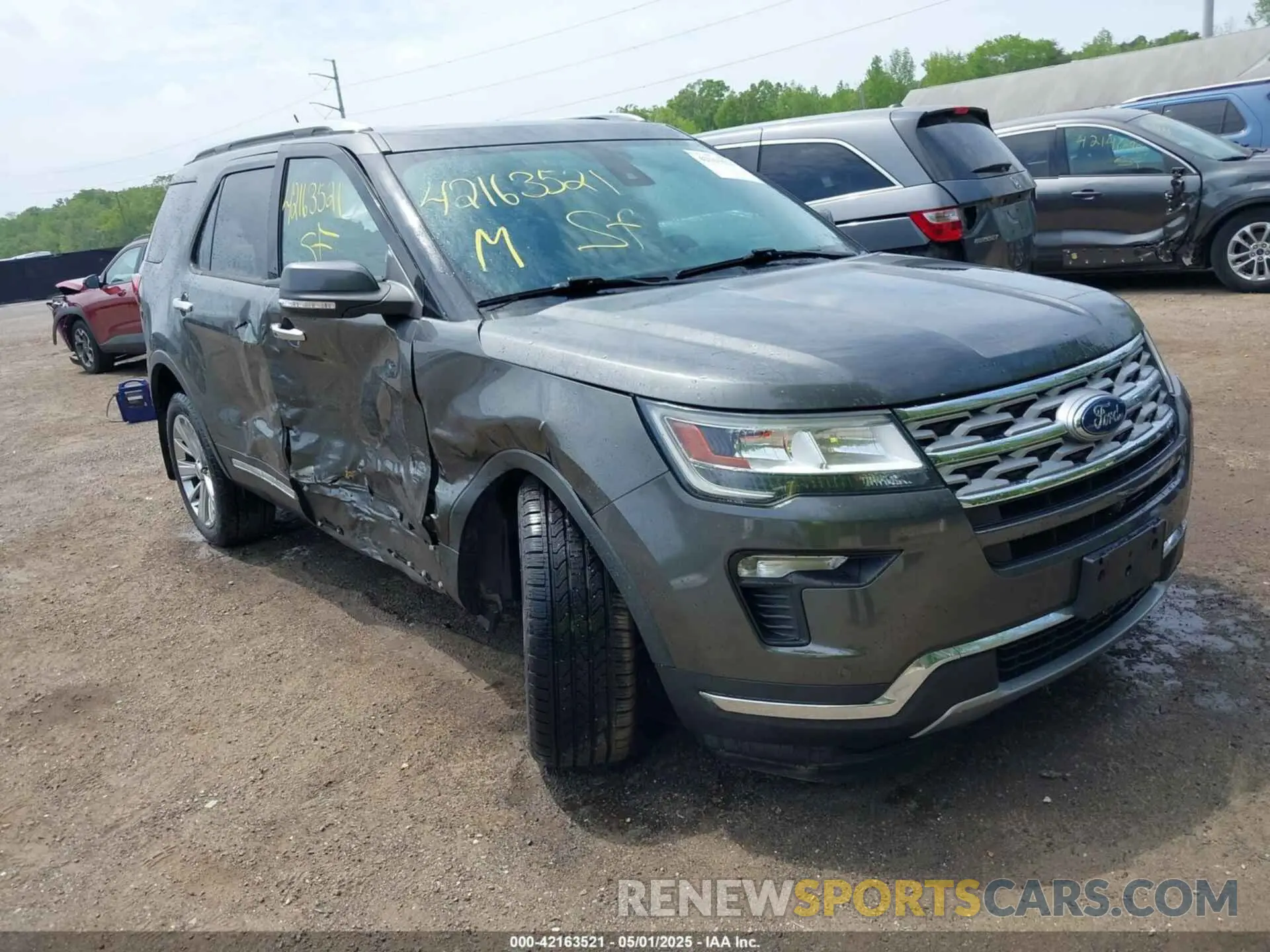 1 Photograph of a damaged car 1FM5K7F83KGB03425 FORD EXPLORER 2019