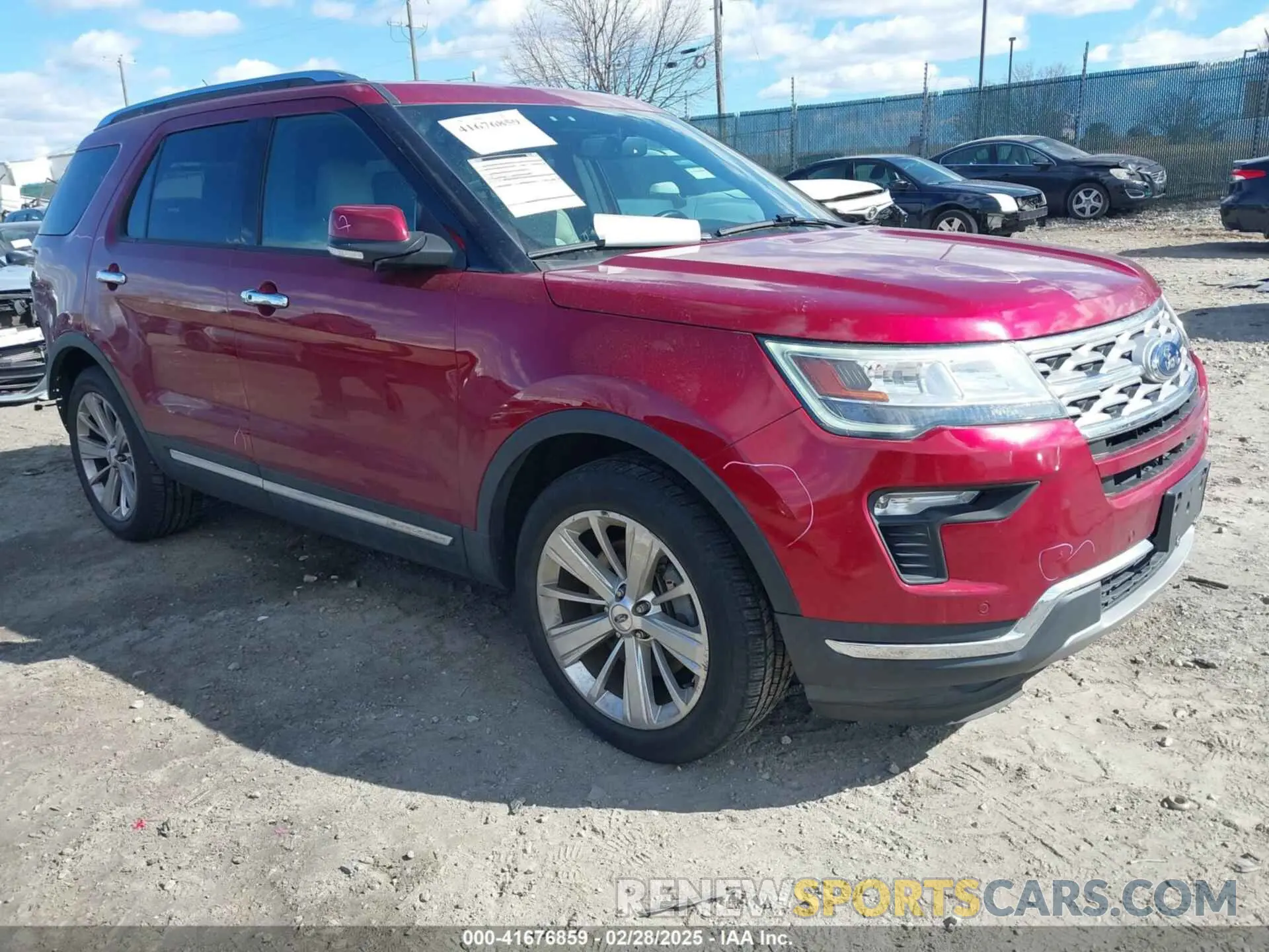 1 Photograph of a damaged car 1FM5K7F86KGA97426 FORD EXPLORER 2019