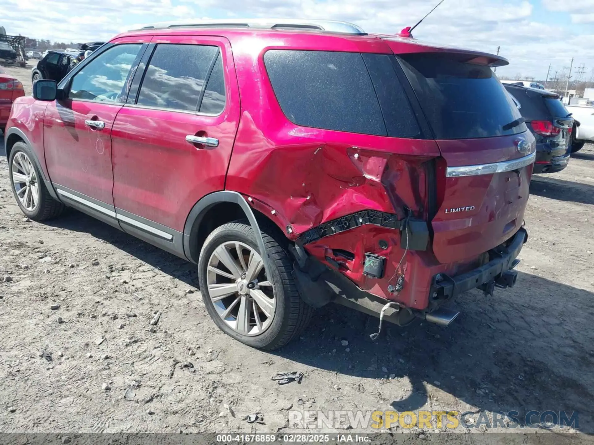 3 Photograph of a damaged car 1FM5K7F86KGA97426 FORD EXPLORER 2019