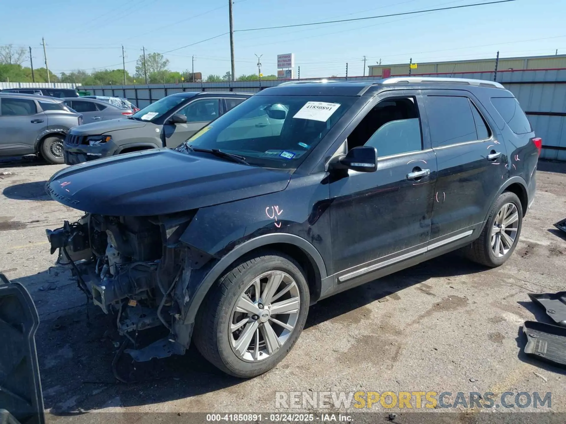 2 Photograph of a damaged car 1FM5K7F89KGA11400 FORD EXPLORER 2019