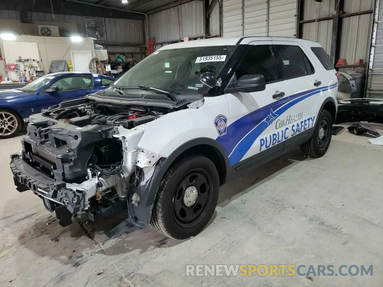1 Photograph of a damaged car 1FM5K8AR5KGA29513 FORD EXPLORER 2019