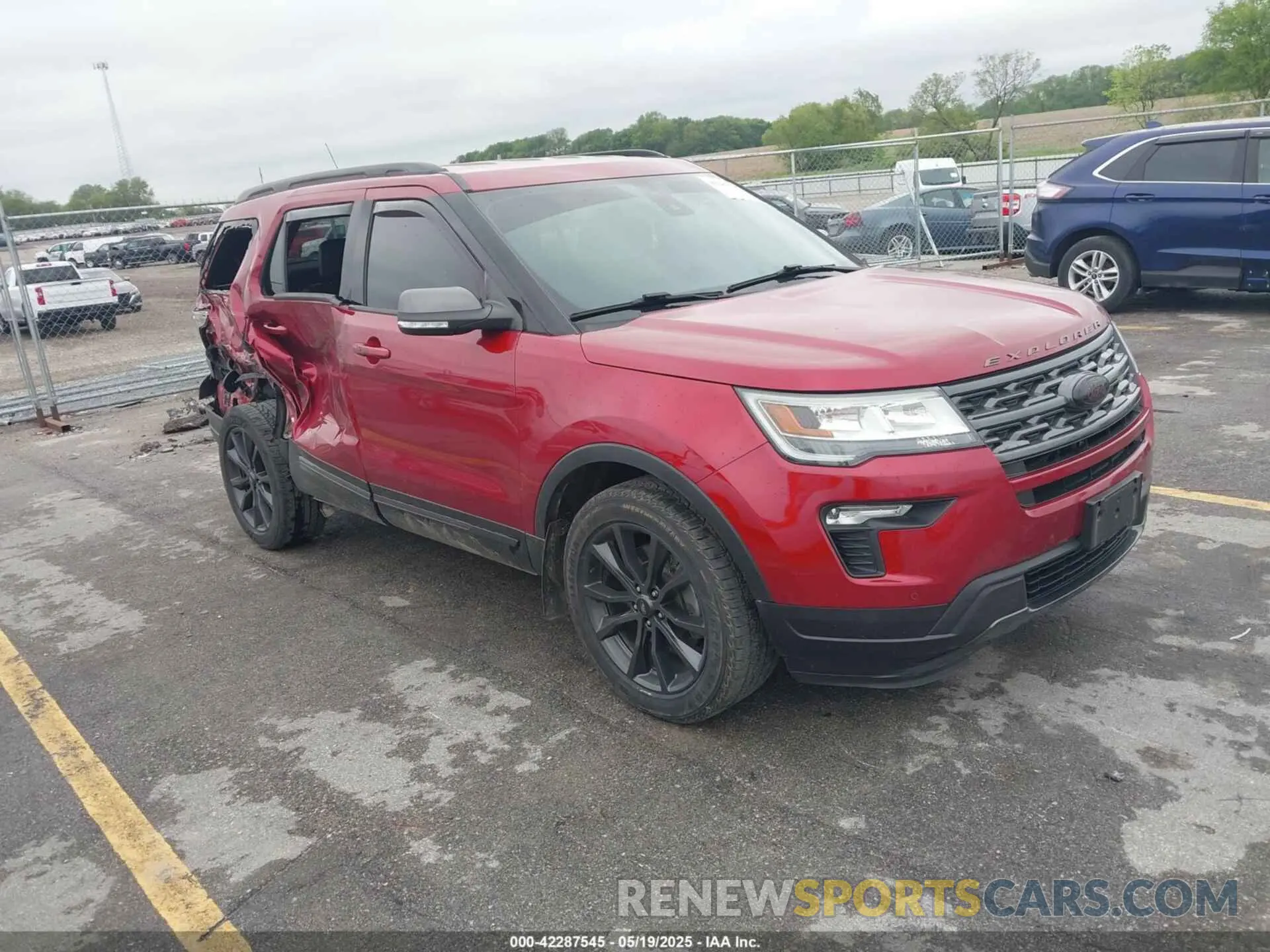 1 Photograph of a damaged car 1FM5K8D80KGA41393 FORD EXPLORER 2019