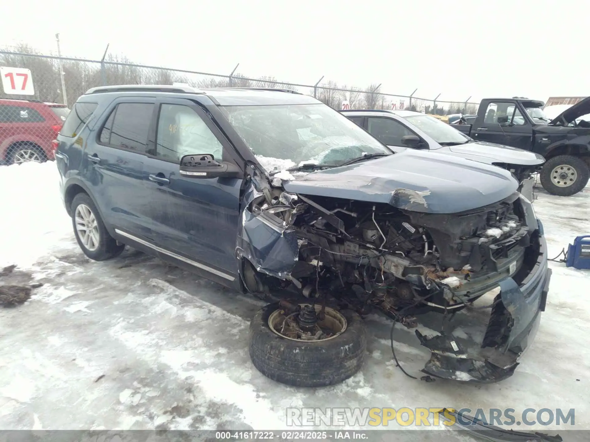 1 Photograph of a damaged car 1FM5K8D81KGA38437 FORD EXPLORER 2019
