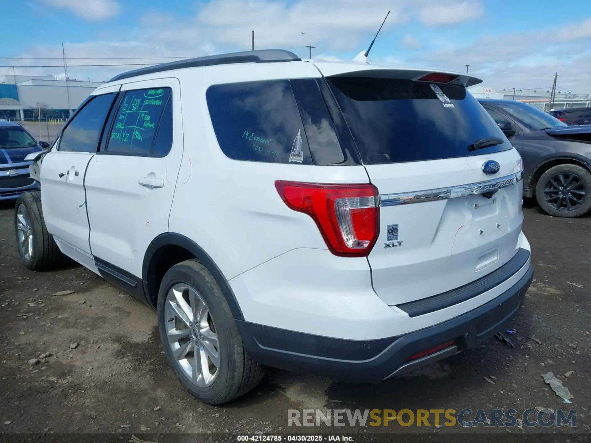 3 Photograph of a damaged car 1FM5K8D86KGB55656 FORD EXPLORER 2019