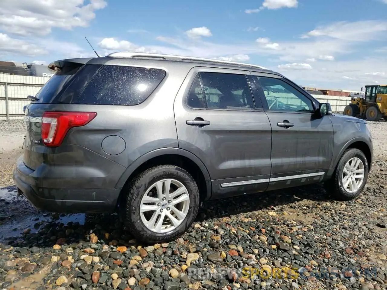 3 Photograph of a damaged car 1FM5K8D87KGA21495 FORD EXPLORER 2019