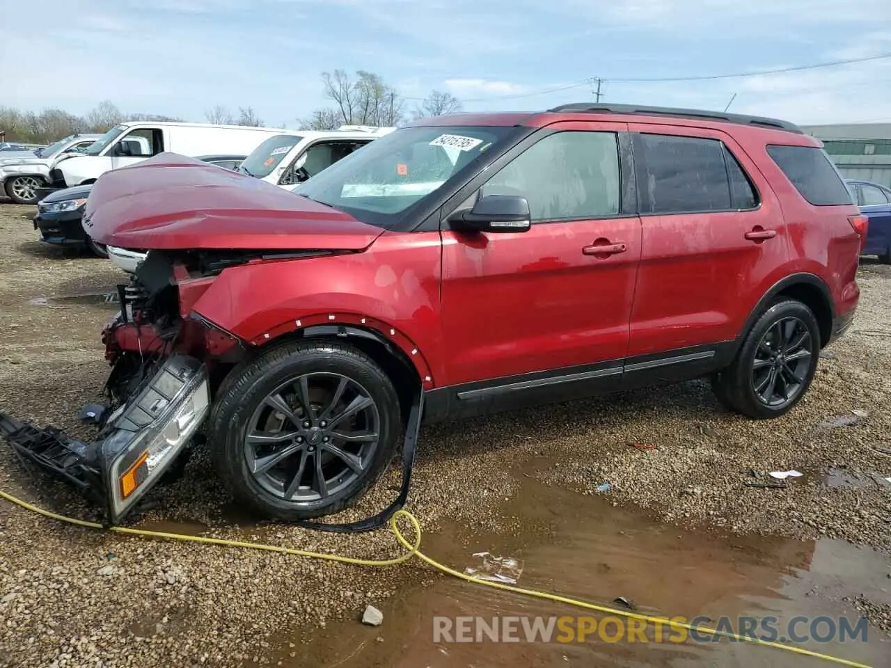 1 Photograph of a damaged car 1FM5K8D87KGA37972 FORD EXPLORER 2019