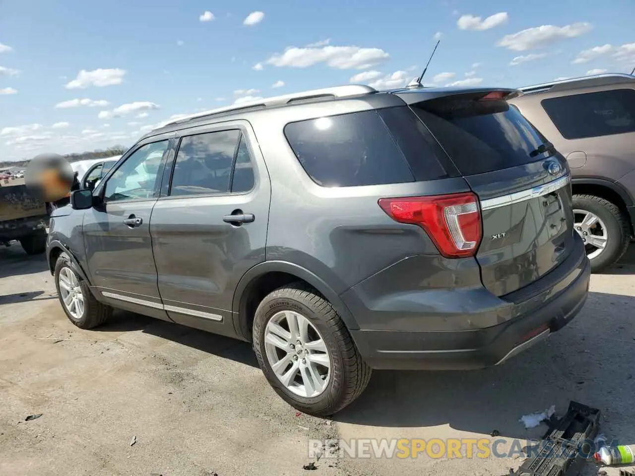 2 Photograph of a damaged car 1FM5K8D89KGA9973X FORD EXPLORER 2019