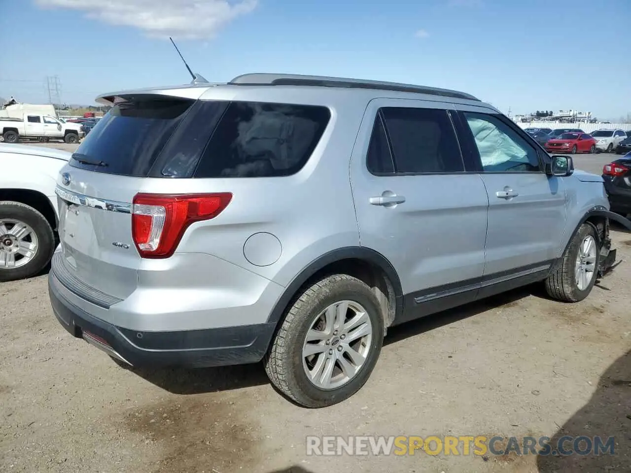 3 Photograph of a damaged car 1FM5K8D8XKGB47205 FORD EXPLORER 2019