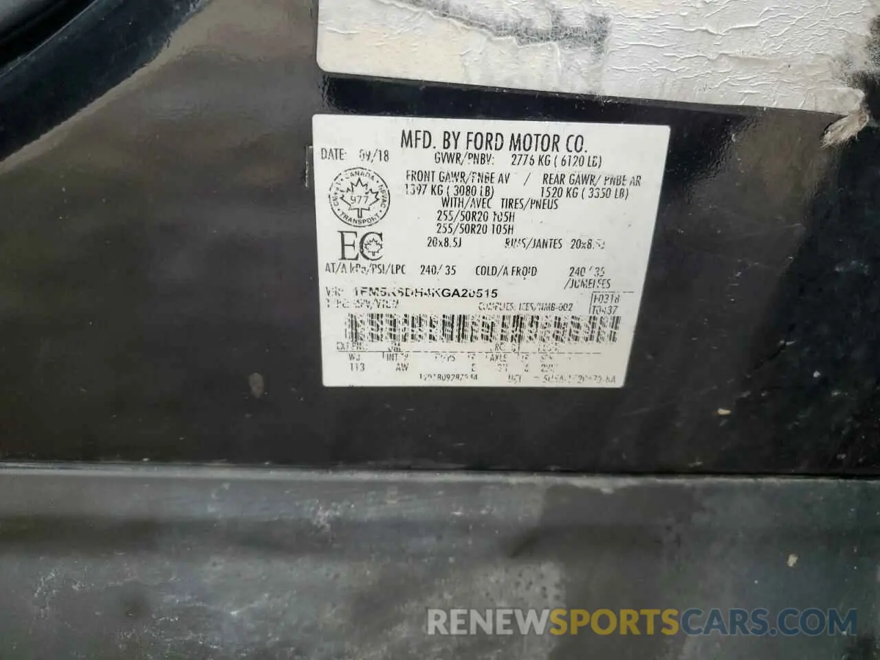 13 Photograph of a damaged car 1FM5K8DH4KGA20515 FORD EXPLORER 2019