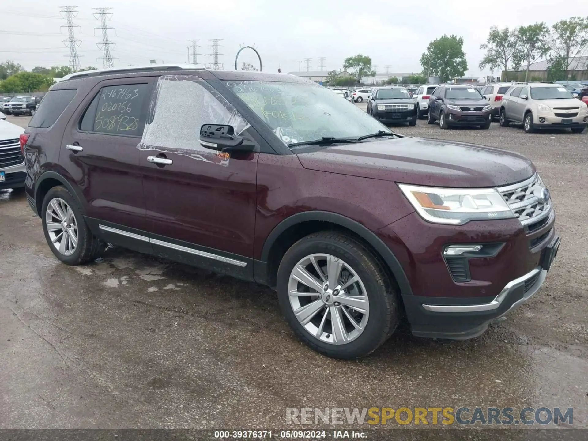 1 Photograph of a damaged car 1FM5K8F88KGA05495 FORD EXPLORER 2019