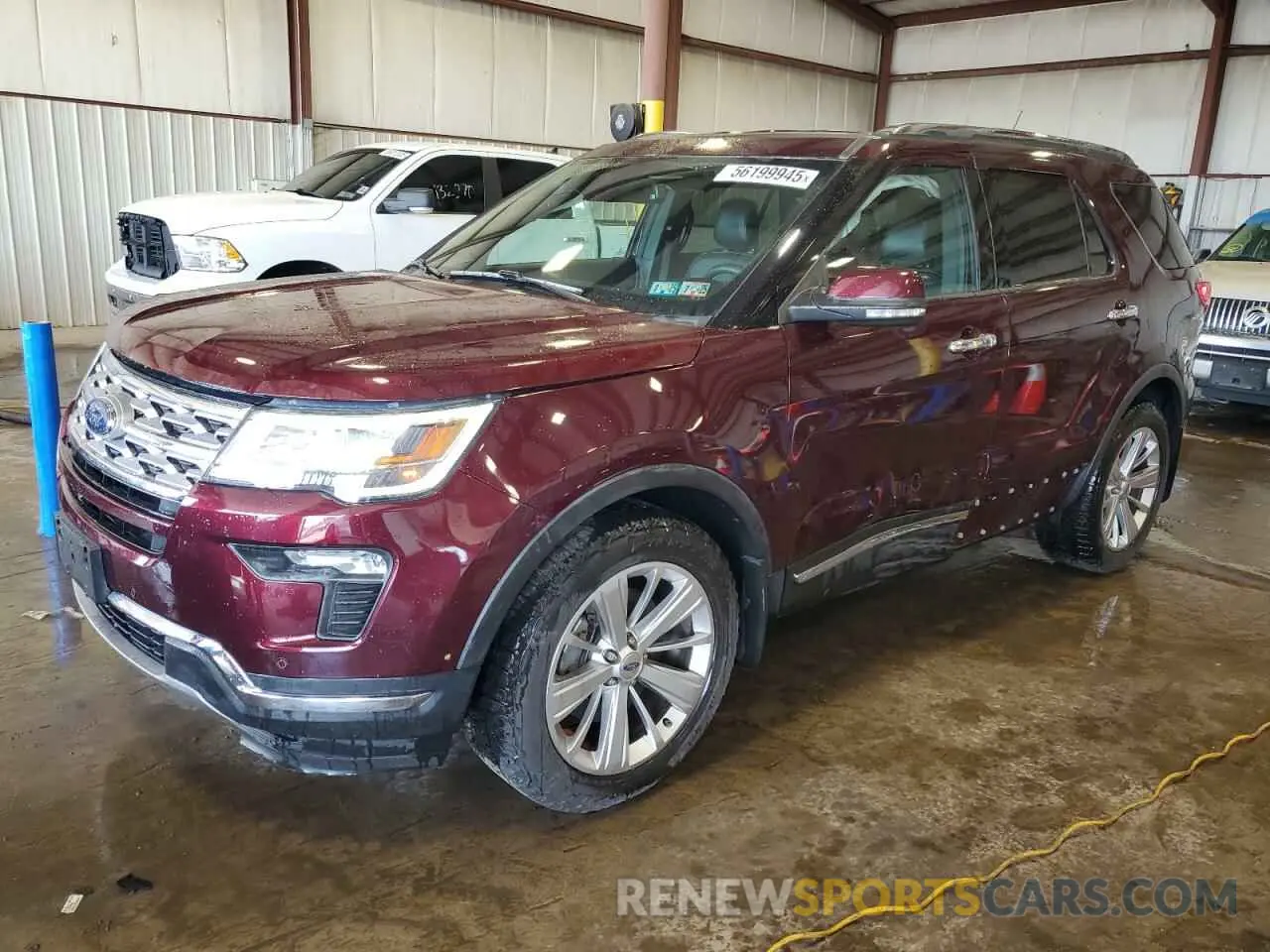 1 Photograph of a damaged car 1FM5K8F88KGA82707 FORD EXPLORER 2019