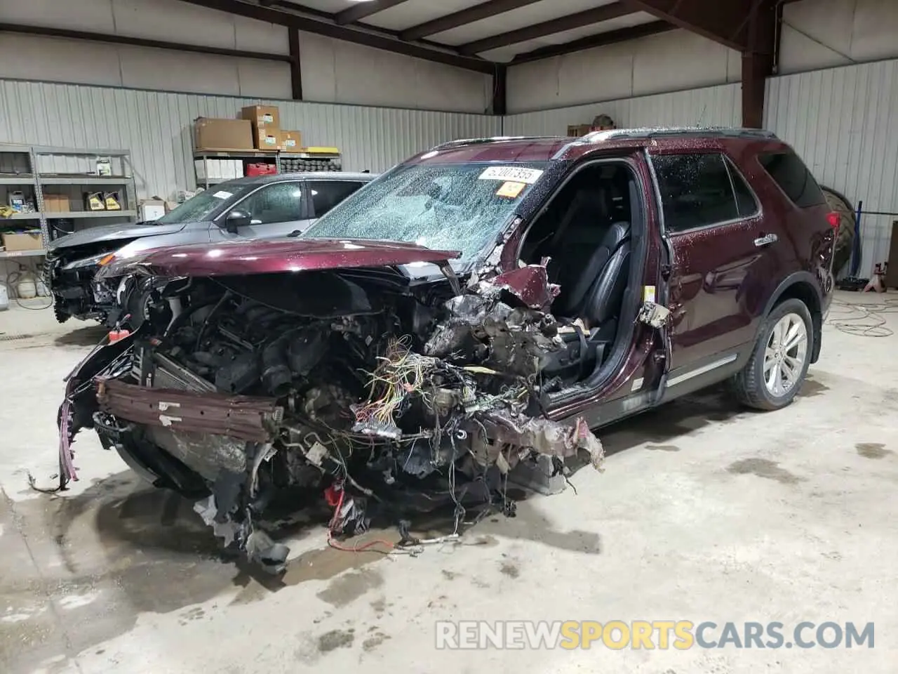 1 Photograph of a damaged car 1FM5K8F8XKGA49935 FORD EXPLORER 2019