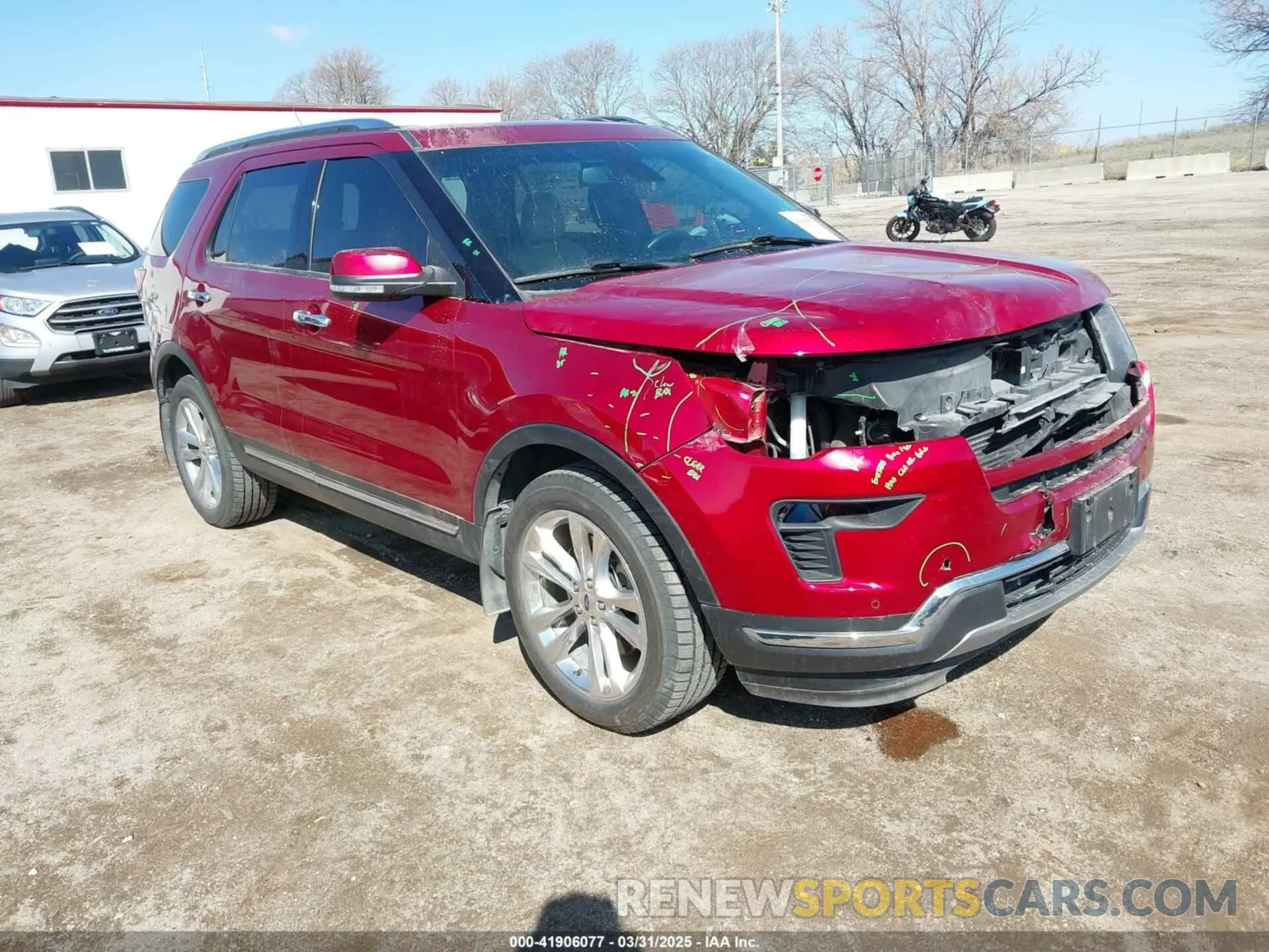 1 Photograph of a damaged car 1FM5K8FHXKGB53406 FORD EXPLORER 2019