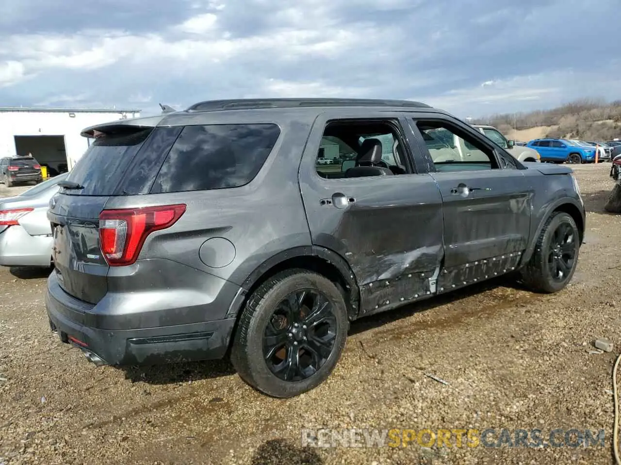 3 Photograph of a damaged car 1FM5K8GT4KGB04107 FORD EXPLORER 2019