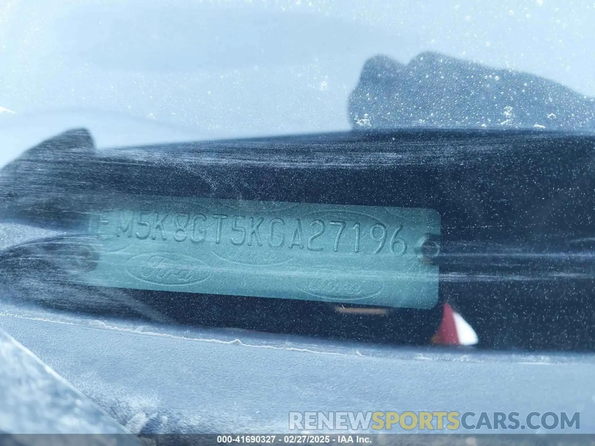 9 Photograph of a damaged car 1FM5K8GT5KGA27196 FORD EXPLORER 2019