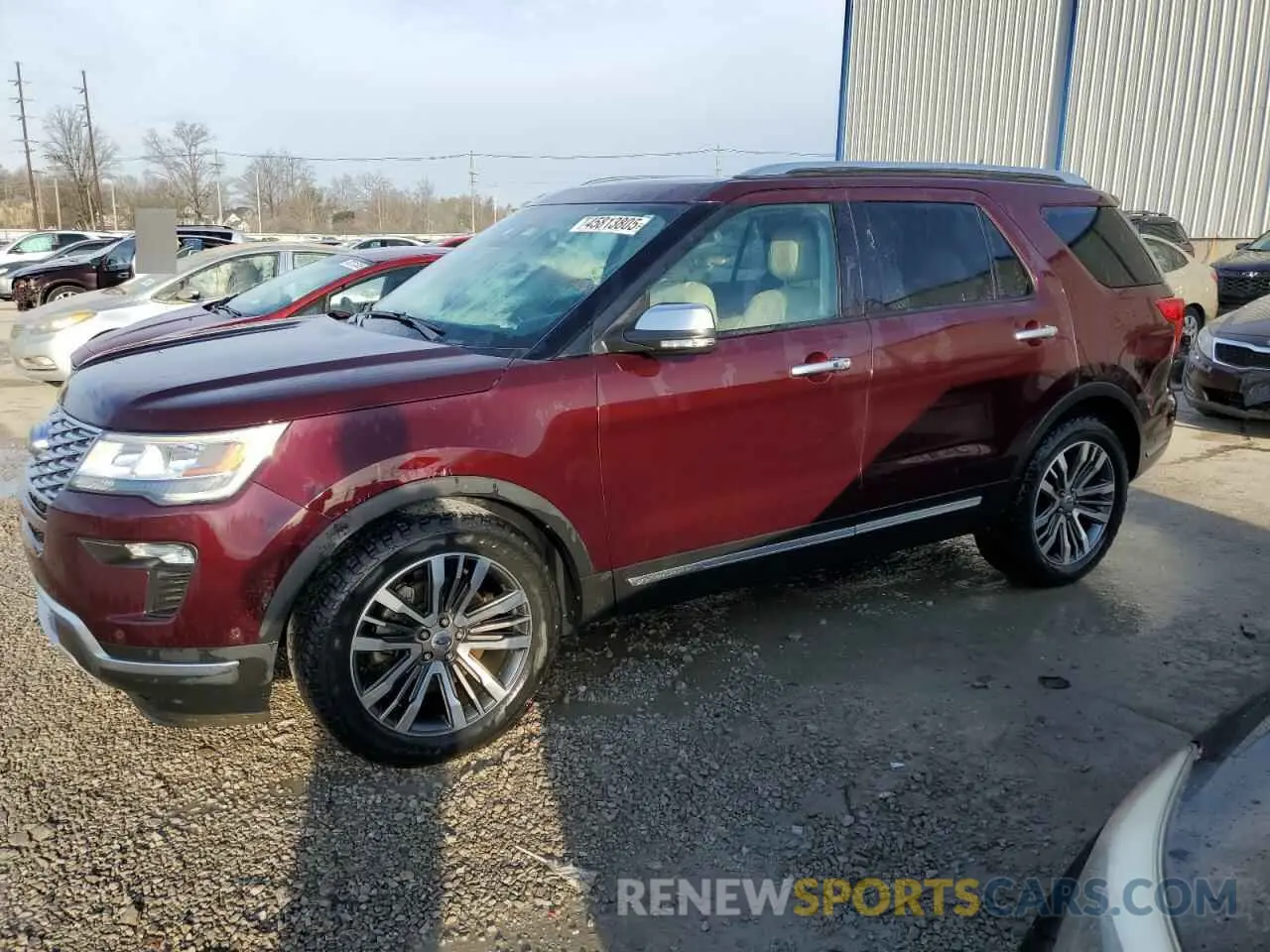 1 Photograph of a damaged car 1FM5K8HT2KGA21256 FORD EXPLORER 2019