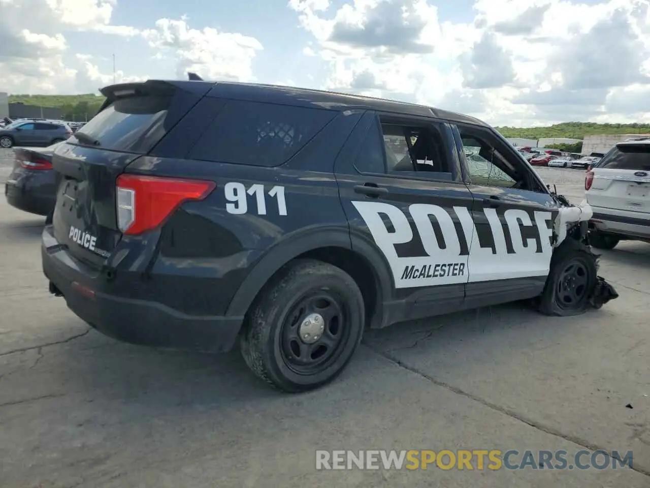 3 Photograph of a damaged car 1FM5K8AW6LGC63926 FORD EXPLORER 2020