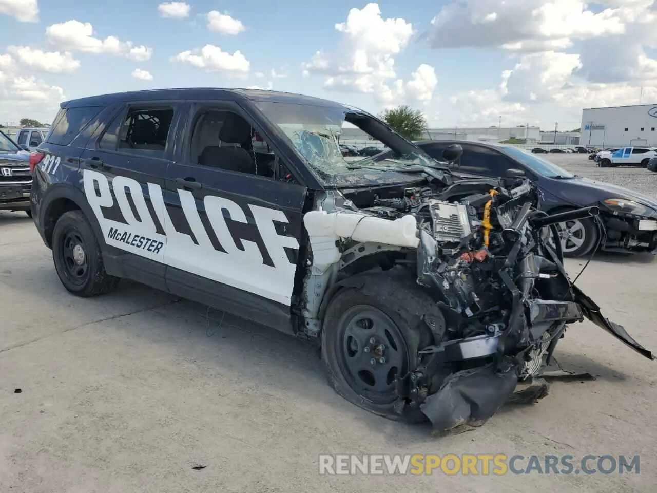 4 Photograph of a damaged car 1FM5K8AW6LGC63926 FORD EXPLORER 2020