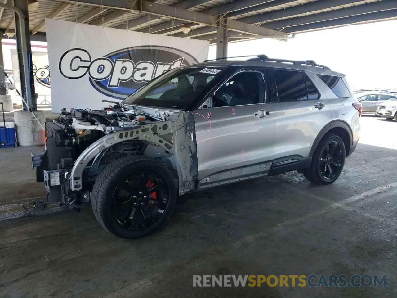 1 Photograph of a damaged car 1FM5K8GC0LGA92961 FORD EXPLORER 2020