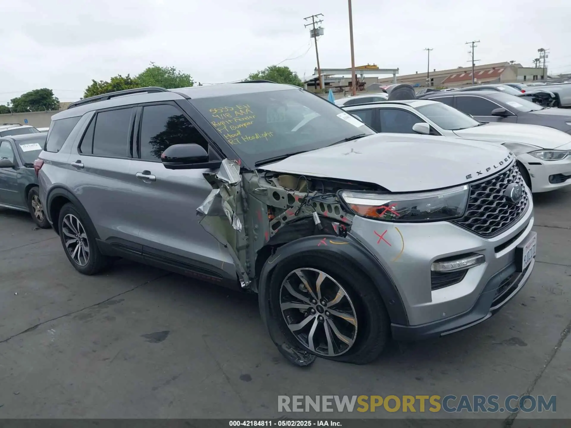 1 Photograph of a damaged car 1FM5K8GC0LGD17458 FORD EXPLORER 2020