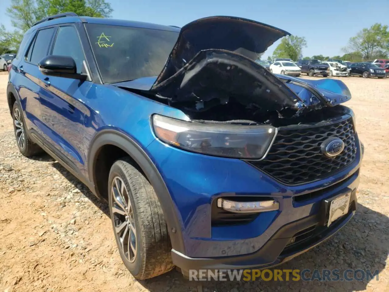 1 Photograph of a damaged car 1FM5K8GCXLGA43217 FORD EXPLORER 2020