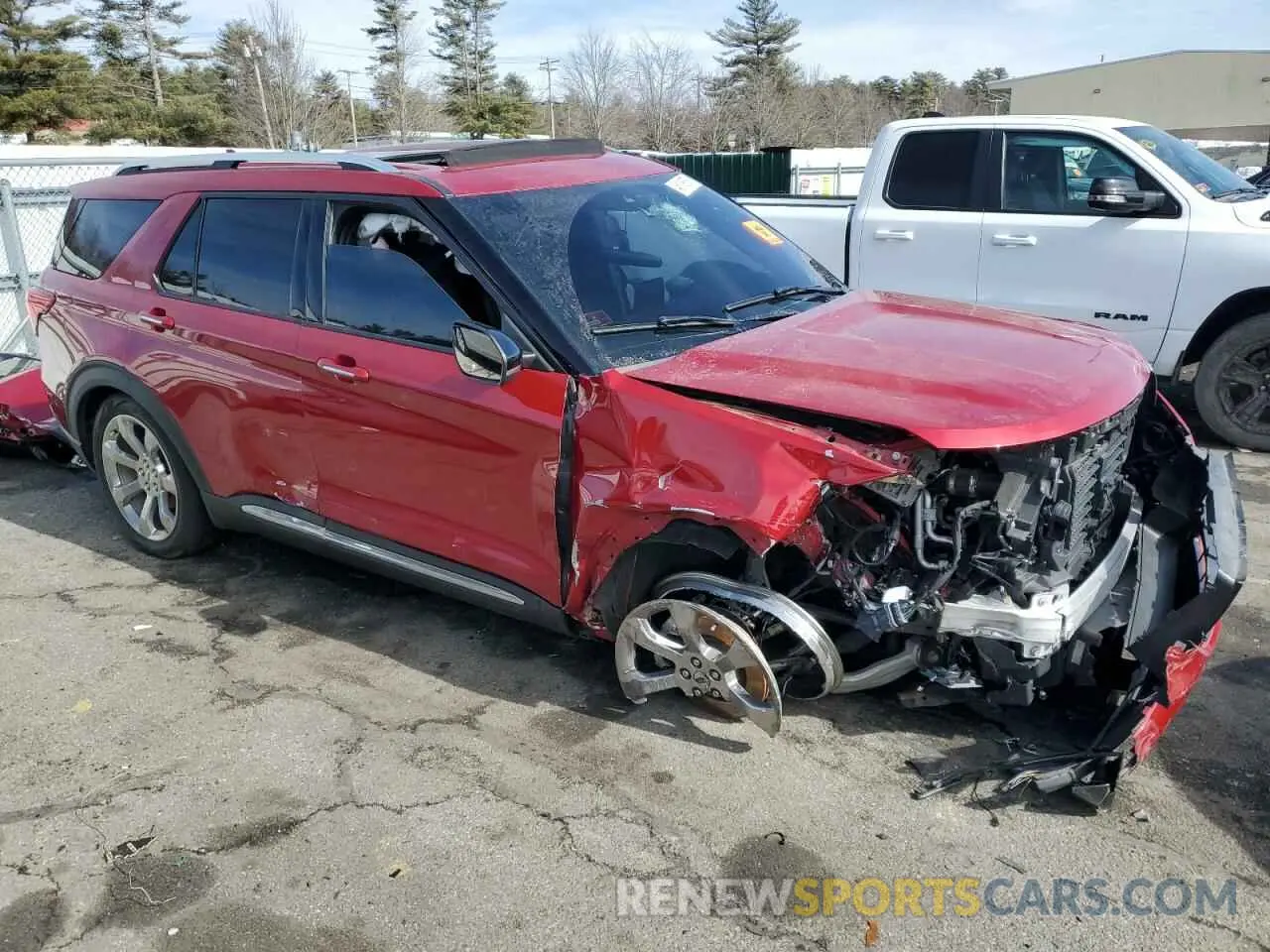 4 Photograph of a damaged car 1FM5K8HC1LGA45999 FORD EXPLORER 2020