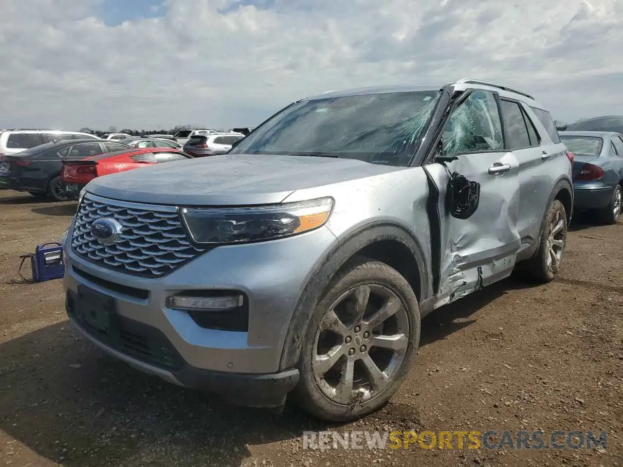 1 Photograph of a damaged car 1FM5K8HC6LGA35713 FORD EXPLORER 2020