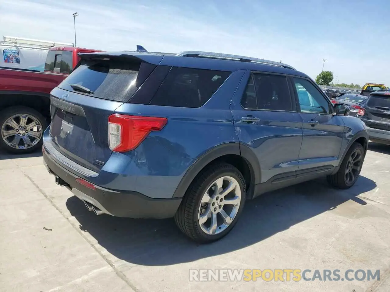 3 Photograph of a damaged car 1FM5K8HC7LGB53723 FORD EXPLORER 2020
