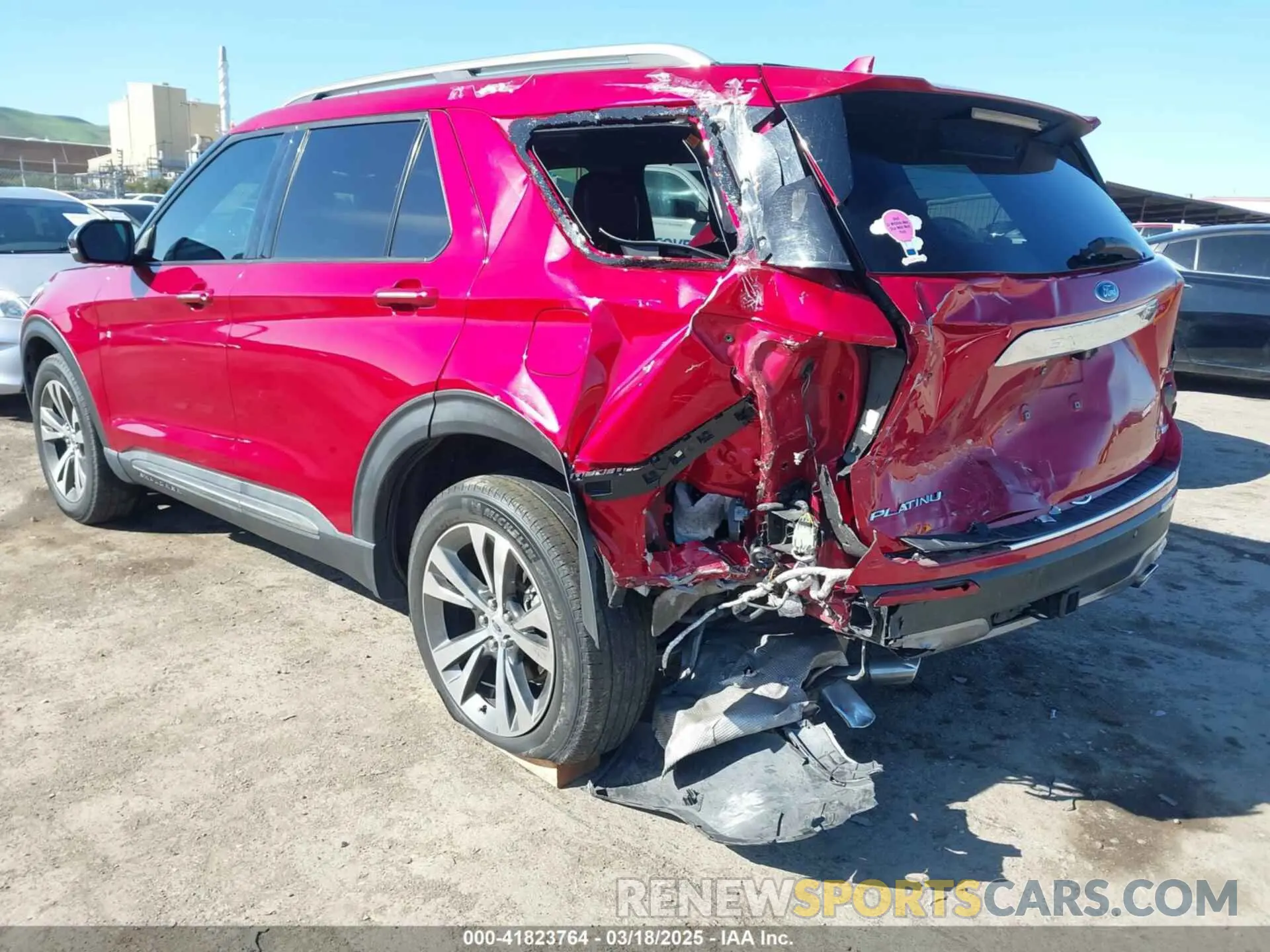 3 Photograph of a damaged car 1FM5K8HCXLGA82209 FORD EXPLORER 2020