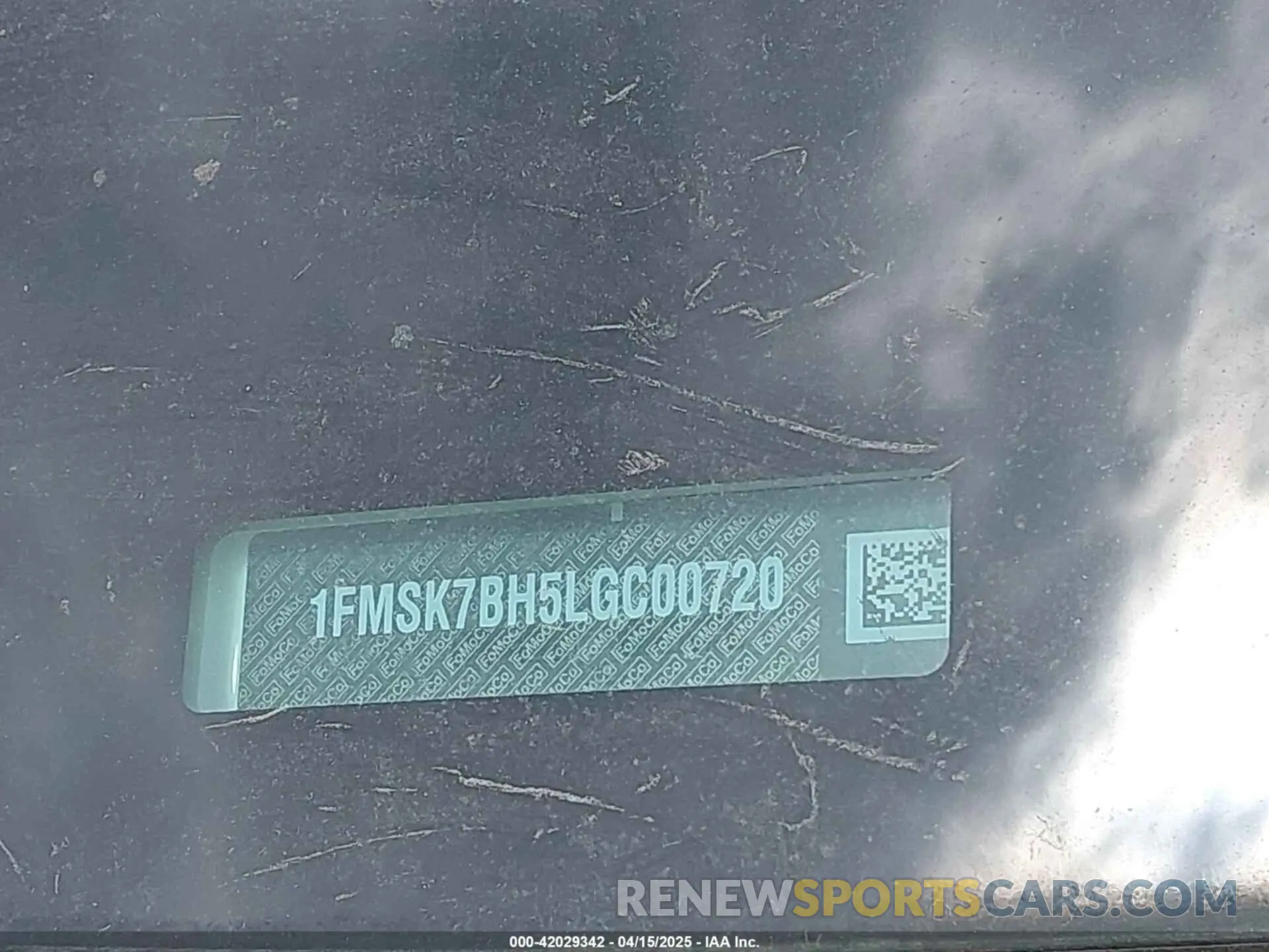 9 Photograph of a damaged car 1FMSK7BH5LGC00720 FORD EXPLORER 2020