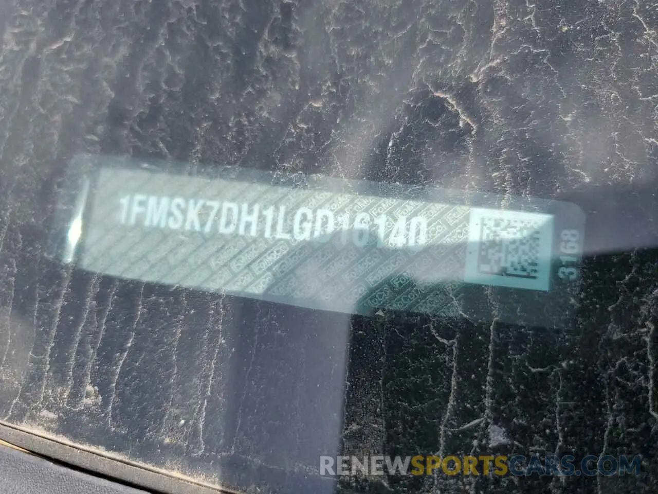 13 Photograph of a damaged car 1FMSK7DH1LGD16140 FORD EXPLORER 2020