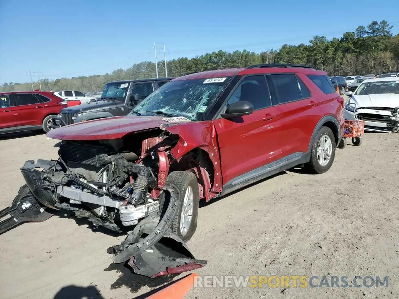 1 Photograph of a damaged car 1FMSK7DH3LGB93070 FORD EXPLORER 2020