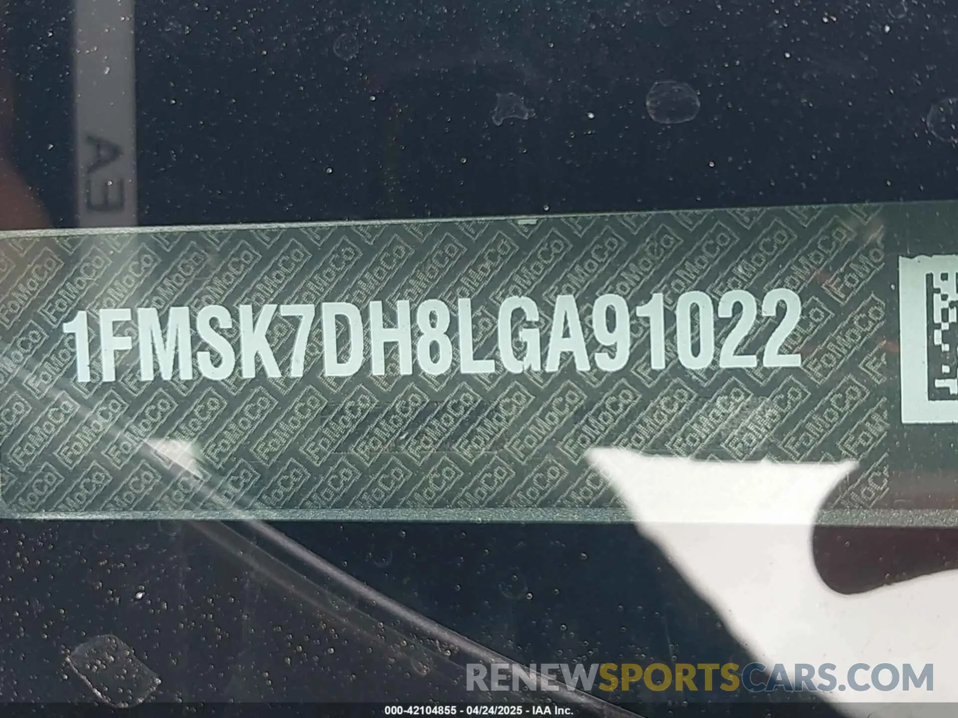 9 Photograph of a damaged car 1FMSK7DH8LGA91022 FORD EXPLORER 2020
