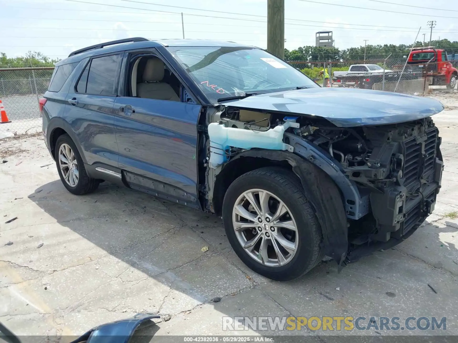 1 Photograph of a damaged car 1FMSK7DHXLGA34658 FORD EXPLORER 2020