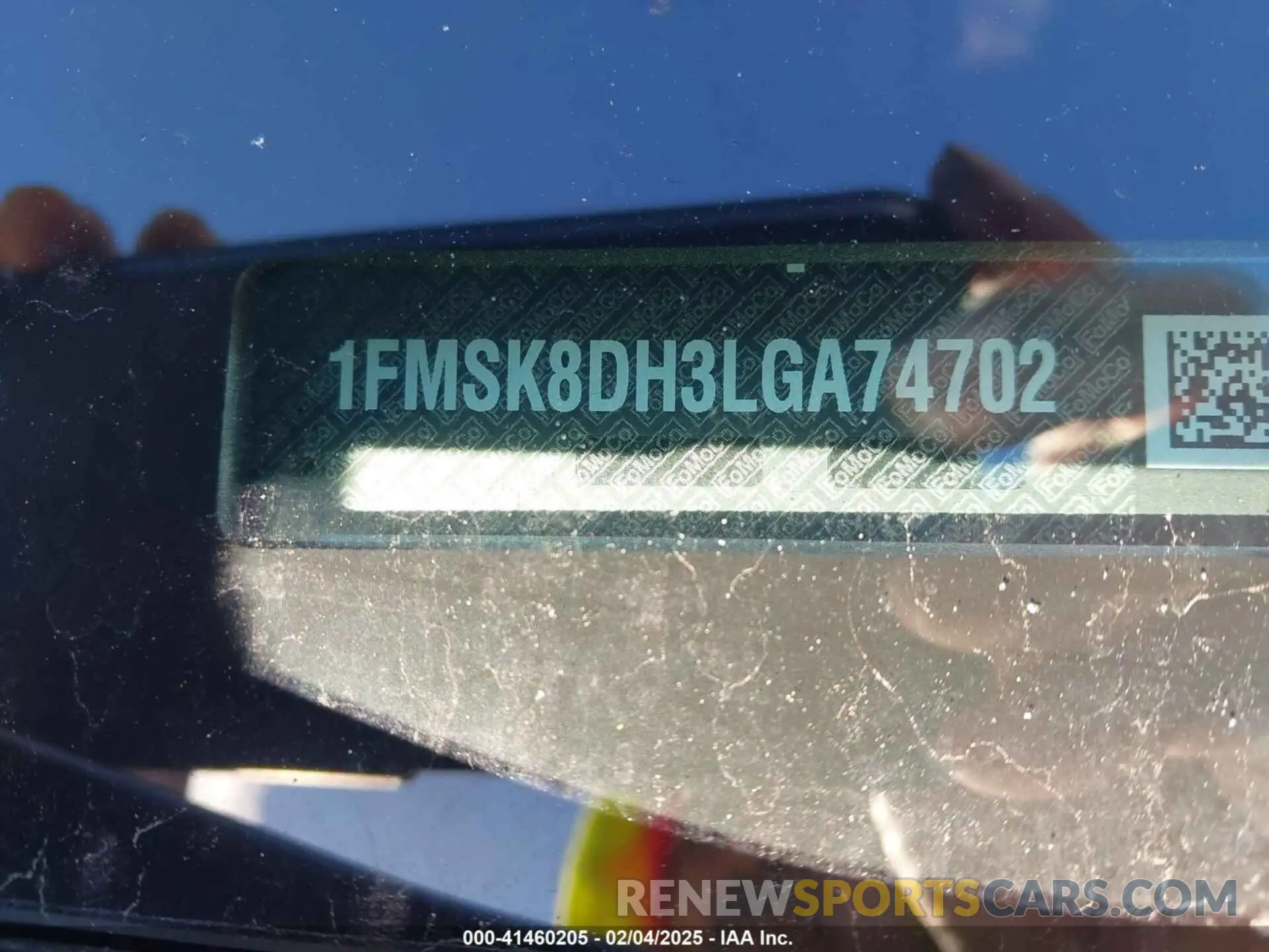 9 Photograph of a damaged car 1FMSK8DH3LGA74702 FORD EXPLORER 2020