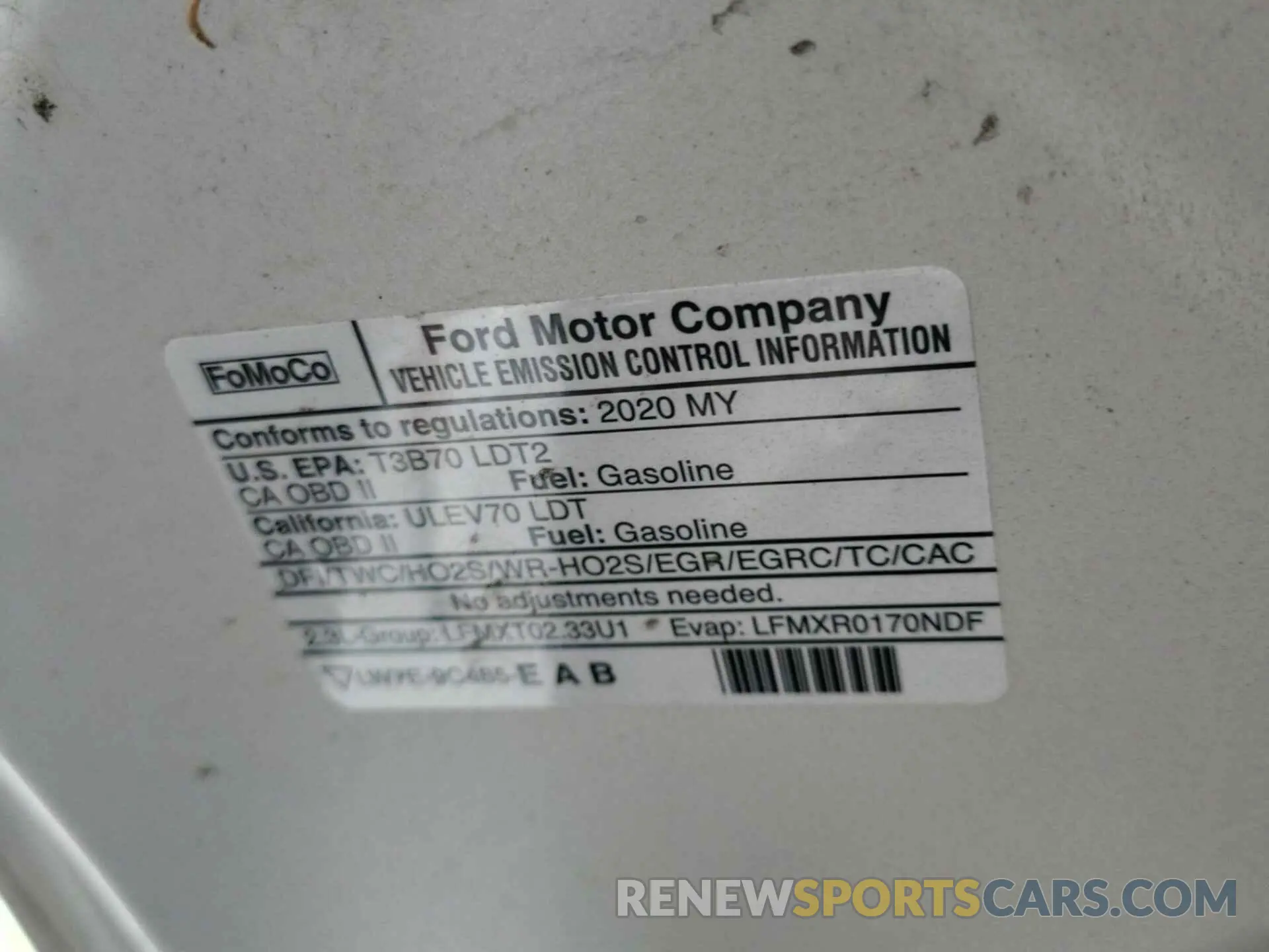 14 Photograph of a damaged car 1FMSK8DH4LGA16694 FORD EXPLORER 2020