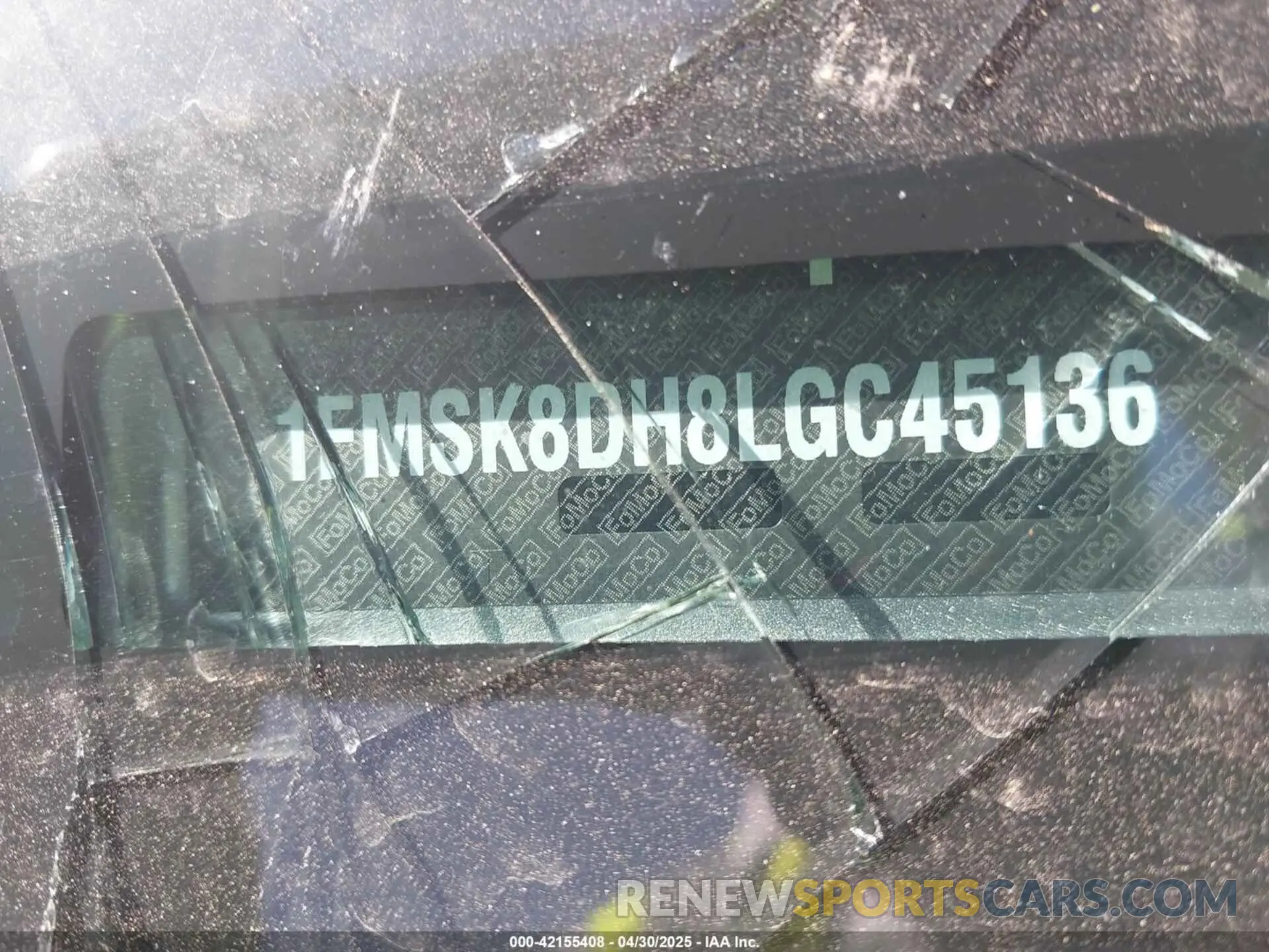 9 Photograph of a damaged car 1FMSK8DH8LGC45136 FORD EXPLORER 2020