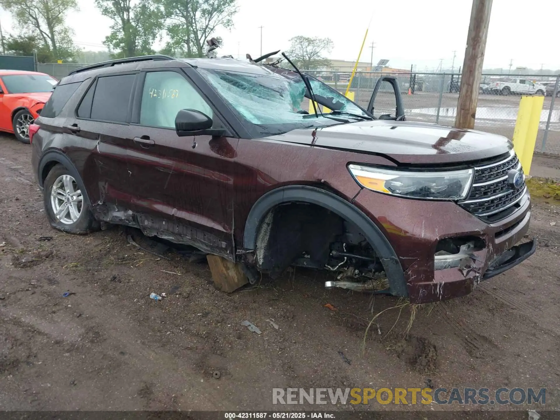 1 Photograph of a damaged car 1FMSK8DH9LGB28133 FORD EXPLORER 2020