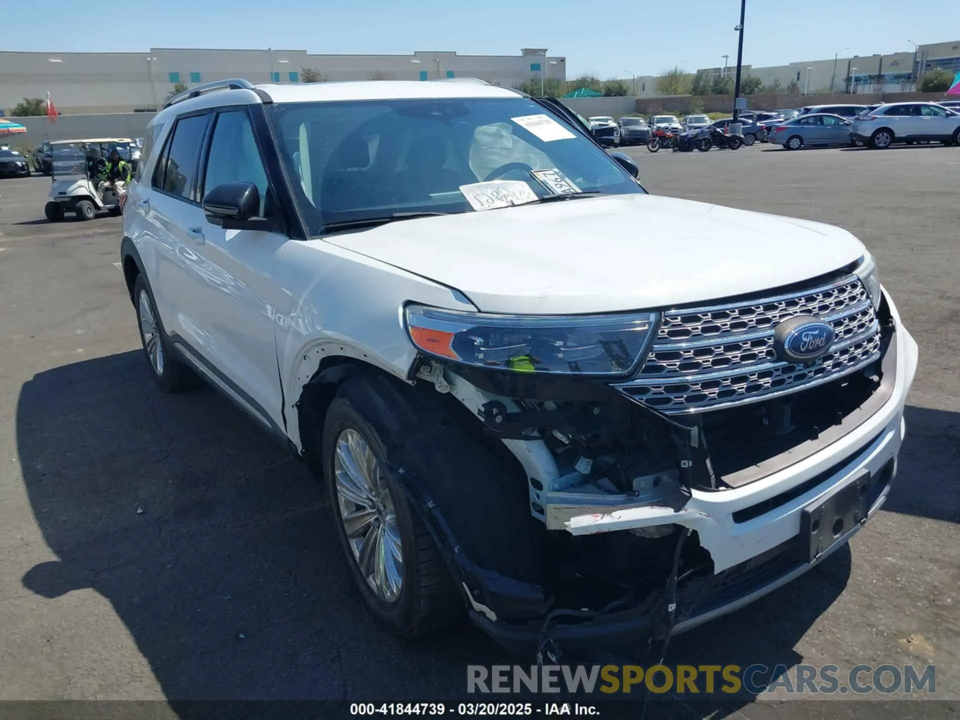 1 Photograph of a damaged car 1FM5K7FW2MNA00817 FORD EXPLORER 2021