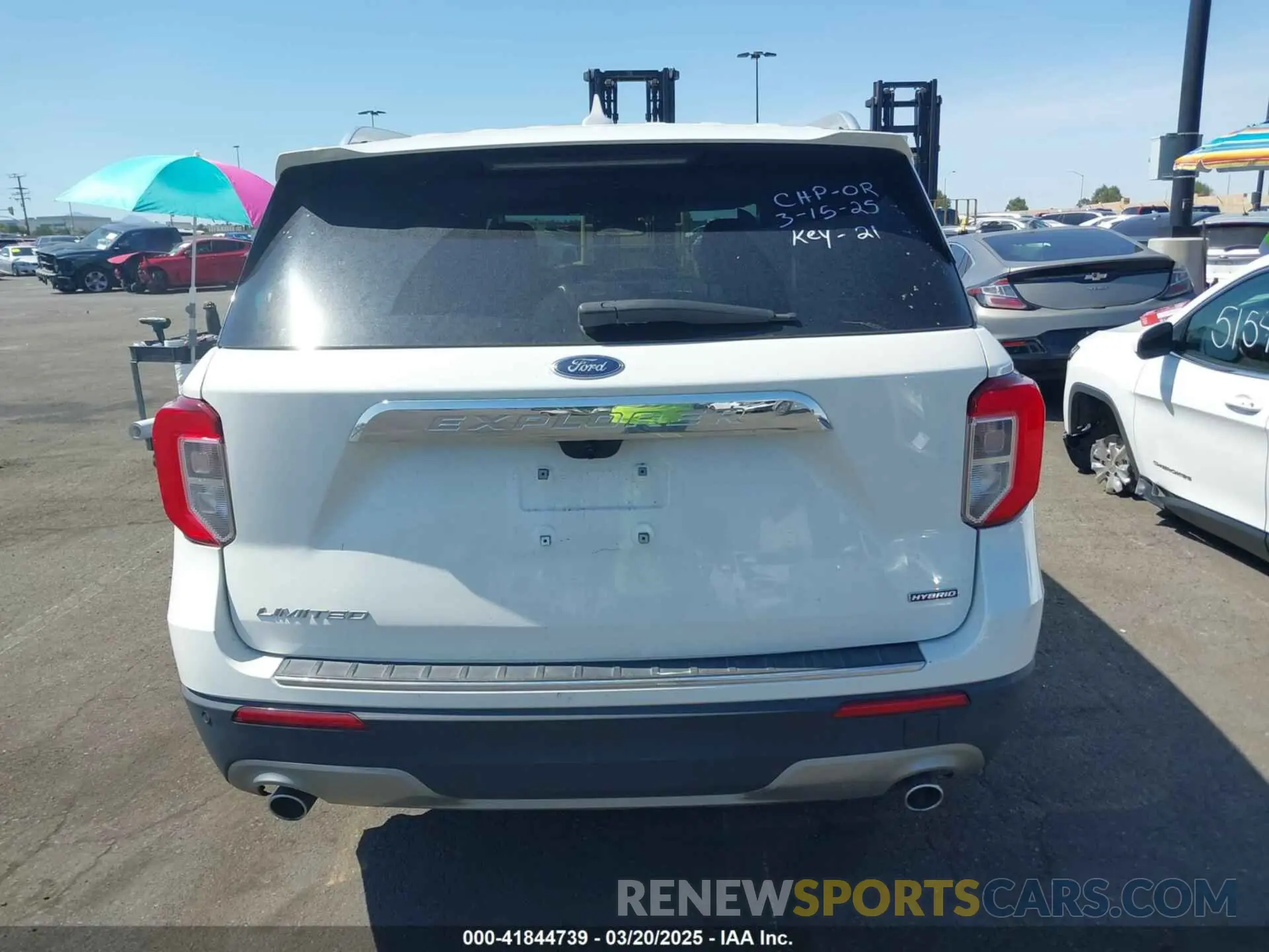 16 Photograph of a damaged car 1FM5K7FW2MNA00817 FORD EXPLORER 2021