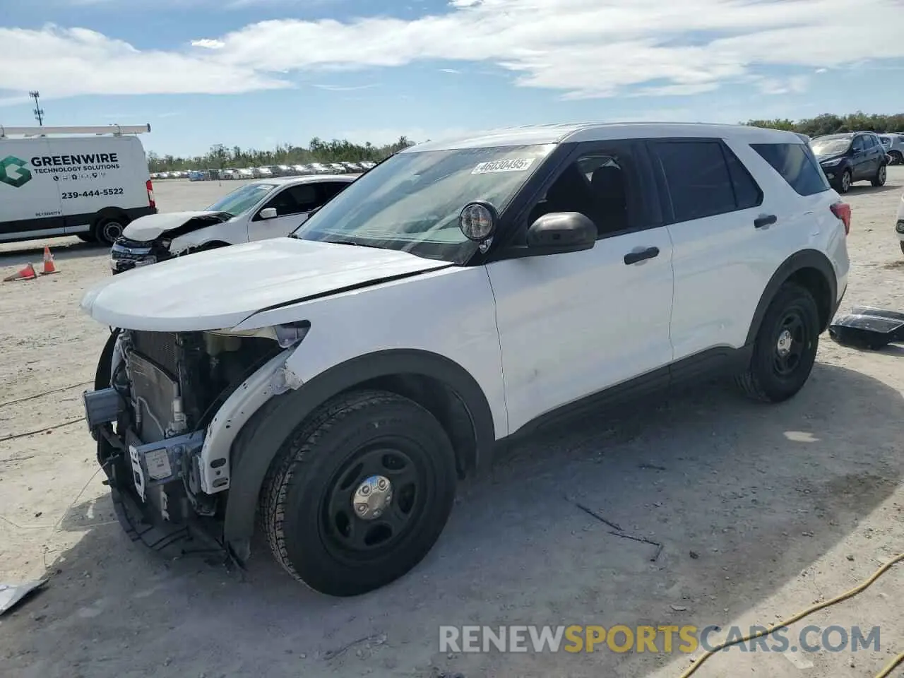 1 Photograph of a damaged car 1FM5K8AB0MGA64319 FORD EXPLORER 2021