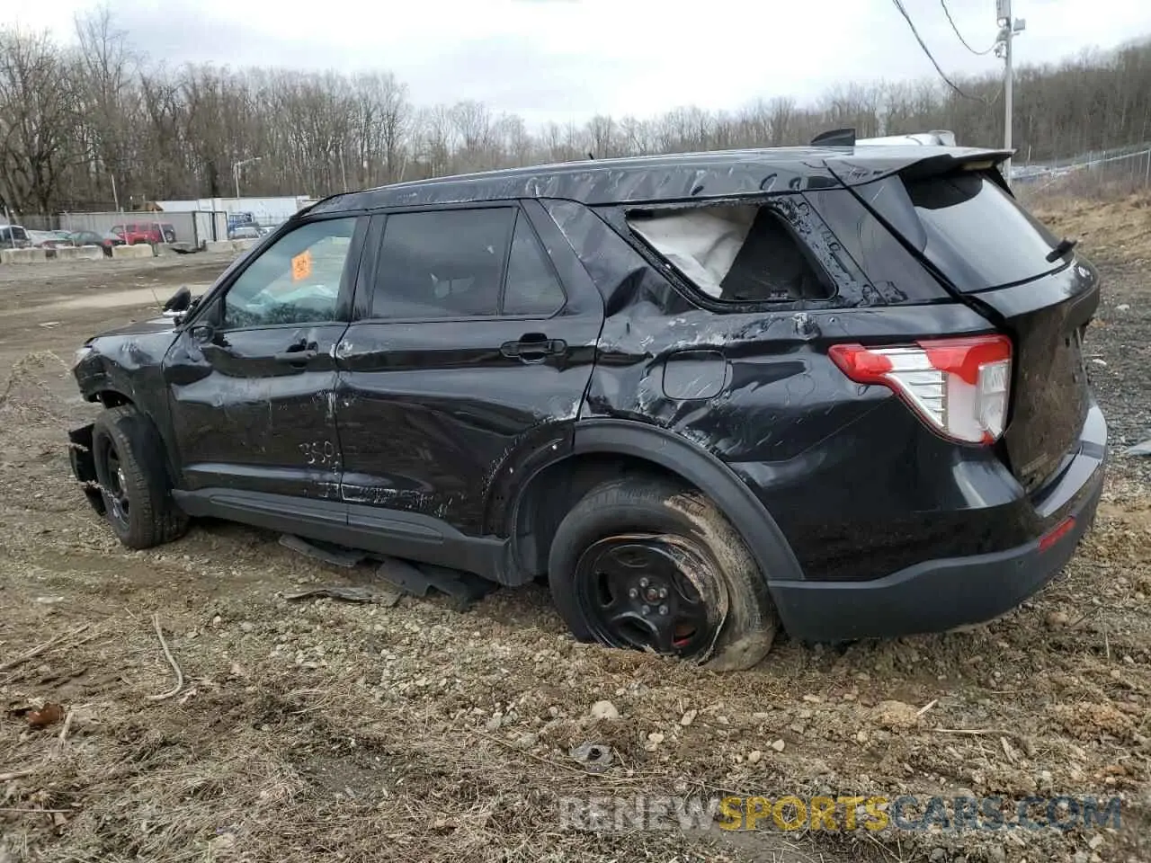 2 Photograph of a damaged car 1FM5K8AB1MGA87320 FORD EXPLORER 2021