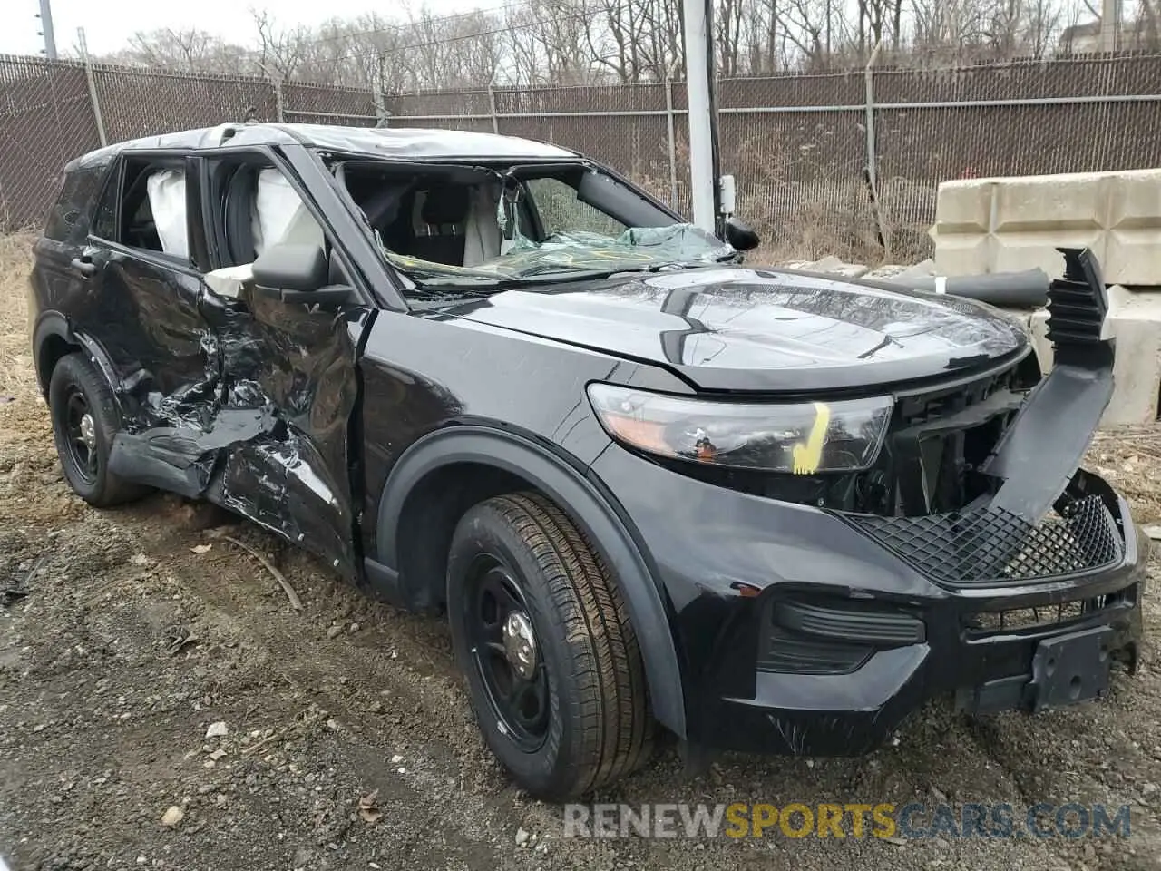 4 Photograph of a damaged car 1FM5K8AB1MGA87320 FORD EXPLORER 2021